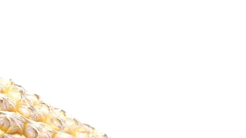 Pineapple cut on basket Stock Footage 118115353