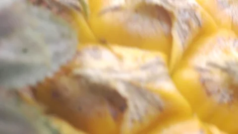 Pineapple cut on basket Stock Footage 118115434