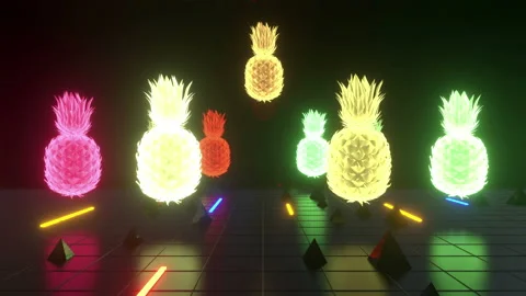 Pineapple Dance Stock Footage 237100451