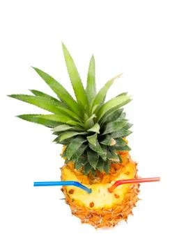 Pineapple drink Stock Photos