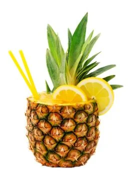 Pineapple drink Stock Photos