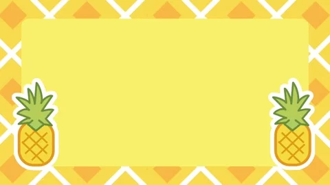Pineapple Frame Delight Stock Footage 335630161