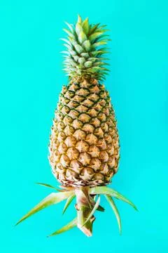 Pineapple, fresh fruit Stock Photos