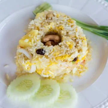 Pineapple Fried Rice Stock Photos