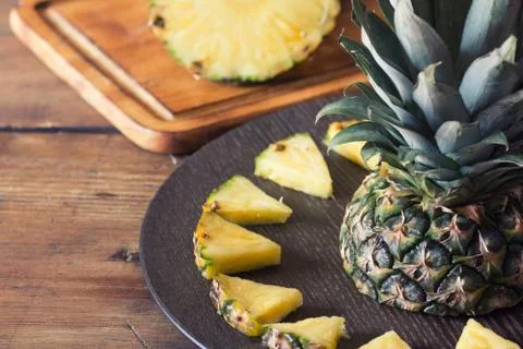 Pineapple fruit Stock Photos