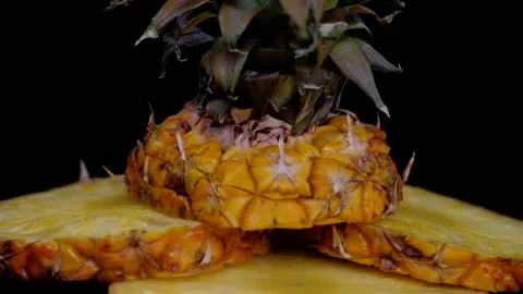 Pineapple fruit rotate 4k Stock Footage 149591717