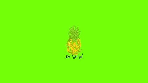 Pineapple icon animation Stock Footage 153607833