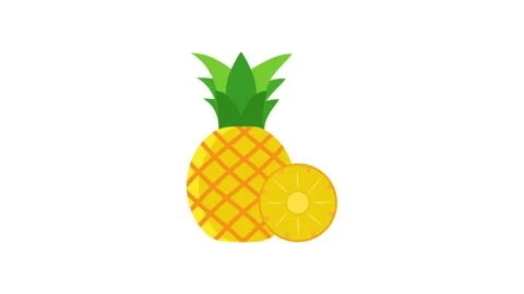 Pineapple icon animation for motion graphics. Foods and Drinks Icons Stock Footage 147990739