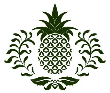 Pineapple icon Ilustração Stock
