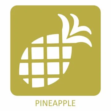 A pineapple icon Stock Illustration