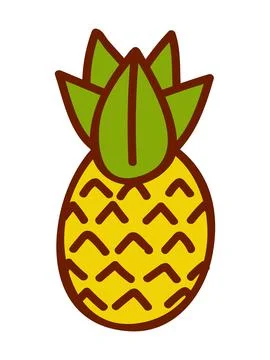 Pineapple Stock Illustration