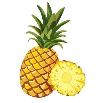 Pineapple Stock Illustration
