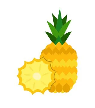Pineapple illustration Stock Illustration
