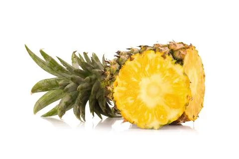Pineapple isolated no white Background Foto stock