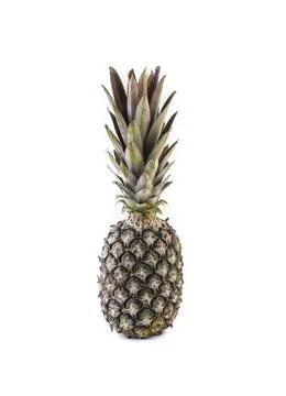 Pineapple isolated over white background Stock Photos