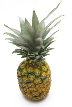 Pineapple Isolated on a White Background 스톡 사진