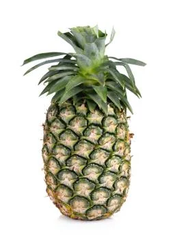 Pineapple isolated on white background Stock Photos