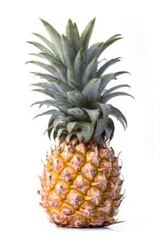 Pineapple isolated on white background Stock Photos