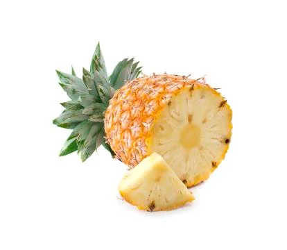 Pineapple isolated on white background Stock Photos
