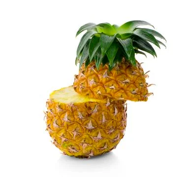 Pineapple isolated on white background Stock Photos