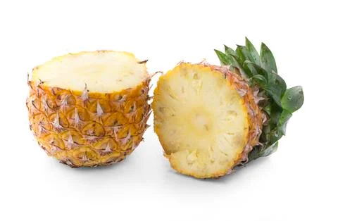 Pineapple isolated on white background Stock Photos