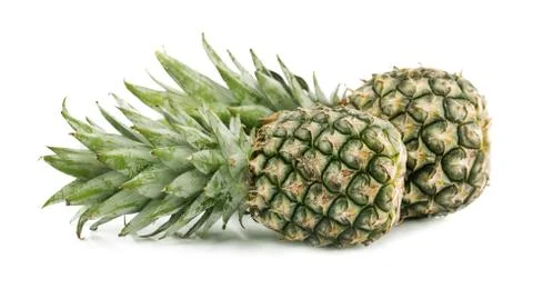 Pineapple isolated on white background Stock Photos
