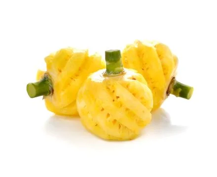 Pineapple isolated on white background Stock Photos