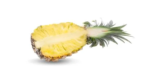 Pineapple isolated on white background. Stock Photos