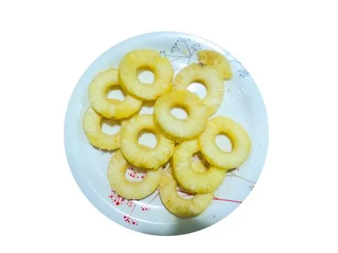 Pineapple isolated on White Background 스톡 사진