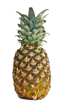 Pineapple isolated on white background Stock Photos