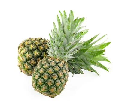 Pineapple isolated on white background Stock Photos