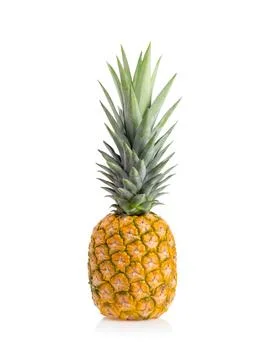 Pineapple isolated on white background Stock Photos