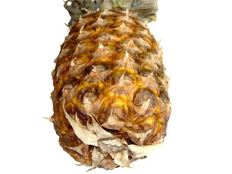 Pineapple isolated on white background Stockfoto's