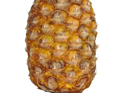 Pineapple isolated on white background Photos