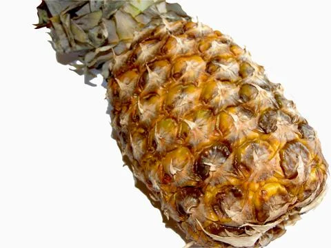 Pineapple isolated on white background Stock Photos