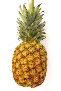 Pineapple isolated on white background. Stock Photos
