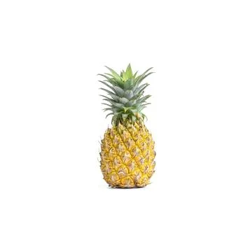 Pineapple isolated on white background. Stock Photos