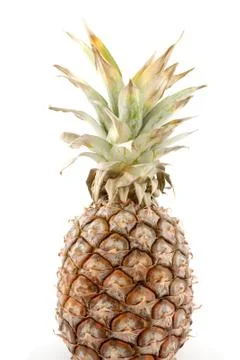 Pineapple isolated on white Stock Photos