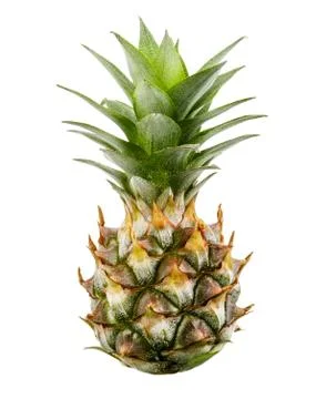 Pineapple isolated on white Stock Photos