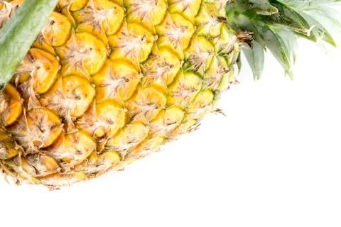 Pineapple  isolated on white. Foto stock