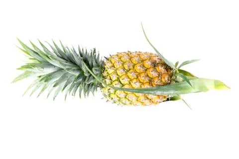 Pineapple  isolated on white. Stock Photos