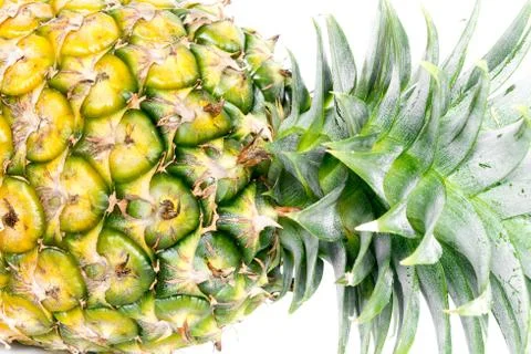 Pineapple  isolated on white. Foto stock