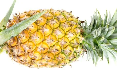 Pineapple  isolated on white. Foto stock