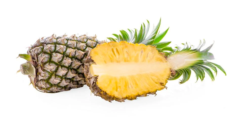 Pineapple isolated on white - Stock Photos