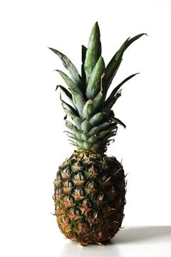Pineapple isolated on a white. Stock Photos