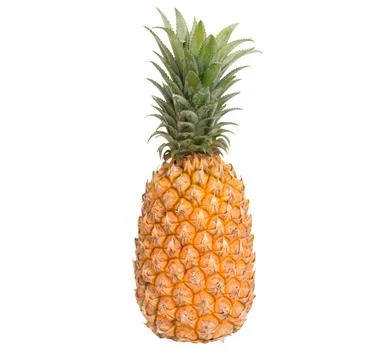 Pineapple isolated on white Stock Photos