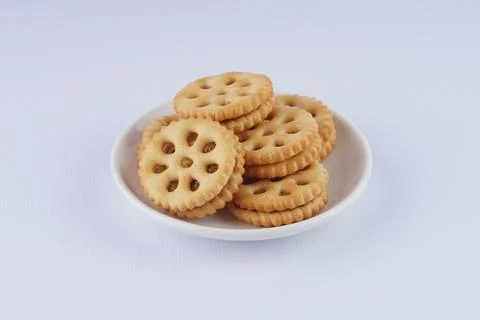 Pineapple jam biscuits Stock Photos