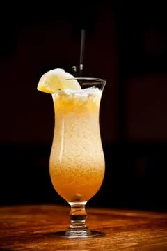 Pineapple juice Stock Photos
