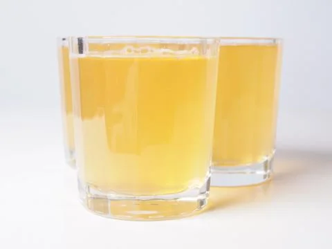 Pineapple juice Stock Photos