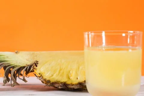 Pineapple juice Foto stock